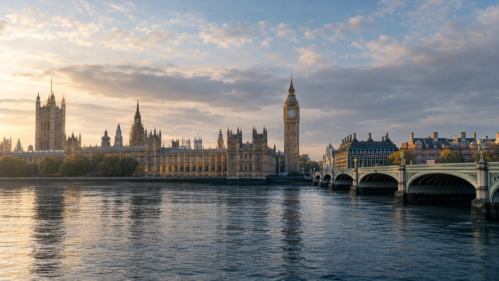 Illustrative UK skyline accompanying a guide to pension-provider transfer checks